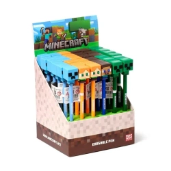 Długopis z silikonową nakładką Minecraft (36szt) - Puckator