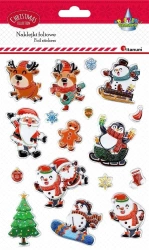 Naklejki wypukłe 17szt - Titanum