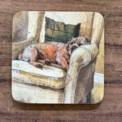 Podkładka pod kubek C239 Pies Walter - Alex Clark