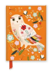 Notatnik A5 linia TW Sowa Folk Bee Brown - Flame Tree