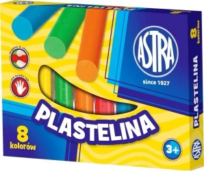 Plastelina 8 kolorów ASTRA - ASTRA papiernicze