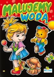 Kolorowanka wodna. Malujemy wodą. Dziewczynka z pieskiem 841