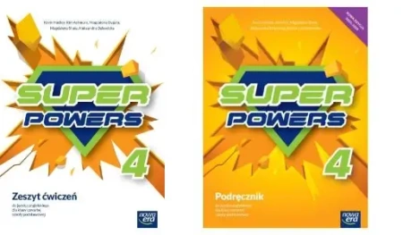 PAKIET Super Powers NEON 4 Ćwiczenia + podręcznik Nowa Era - Barbara Ściborowska, Jon Hird, Magdalena Shaw, Aleksandra Dziewicka, Kevin Hadley