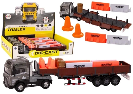 Ciężarówka z przyczepą 1:24 - Leantoys