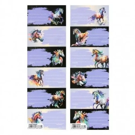 Naklejki na zeszyt Horse (25szt) - STARPAK