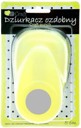 Dziurkacz ozdobny koło 5cm - Dalprint dpCraft