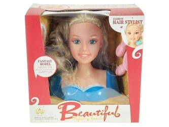 Głowa lalki do czesania 24x19x14cm - ADAR