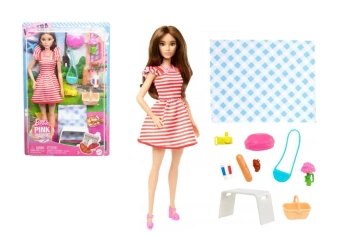 Barbie Lalka Paris Pink - Mattel