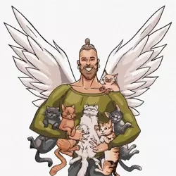 Malowanie po numerach - Ratownik zwierząt 30x30cm - Ideyka