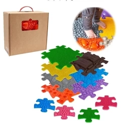 Mata podłogowa sensoryczna 7 elementów + 4 małe - Askato