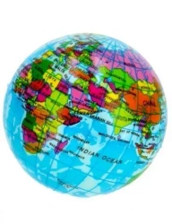 Piłka Antystresowa 7cm Globus - Mega Creative