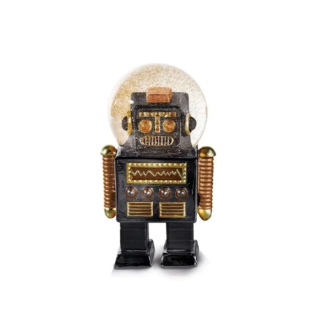 Kula śnieżna - robot czarny - Donkey