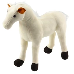 Koń biały 40x37cm - Leantoys