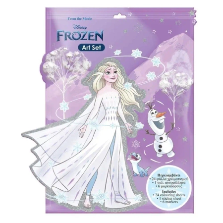 Kolorowanka z naklejkami Frozen - Diakakis