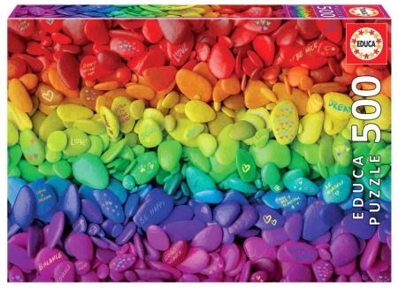 Puzzle 500 Kolorowe kamienie 111315 - Educa