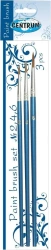 Zestaw pędzli okrągłych 3szt. - Centrum