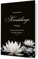 Karnet B6 Kondolencje - Pan Dragon