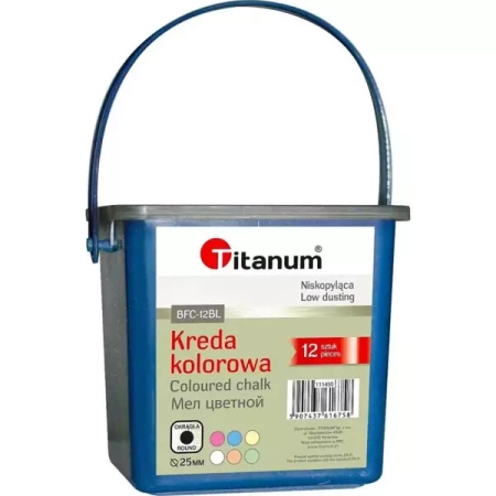 Kreda chodnikowa 2x6 kolorów - Titanum