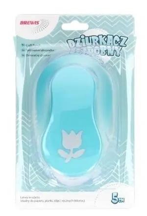 Dziurkacz ozdobny - Tulipan 5cm MIX - Brewis