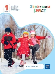 Zdobywam świat. Karty pracy cz.2 zima Poziom 1 - Justyna Hadryś