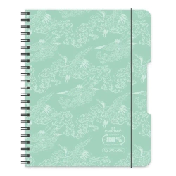 Brulion na spirali A5/80K kratka mięta (2szt) - HERLITZ