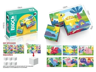 Klocki z obrazkami Dinozaury - ADAR