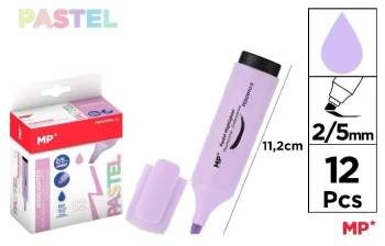 Zakreślacz fluorescencyjny 2-5mm liliowy (12szt) - MP Main Paper
