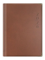 Terminarz 2026 B6 lux złocony brązowy - Edycja Świętego Pawła