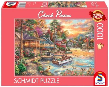 Puzzle PQ 1000 Chuck Pinson Domek na wakacje G3 - Schmidt