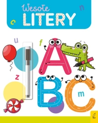 Wesołe litery. Flamaster suchościeralny. Wesoła nauka - Ewelina Protasewicz