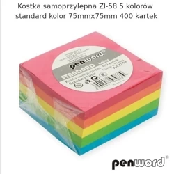 Kostka biurowa mix 75x75 400K - Penword