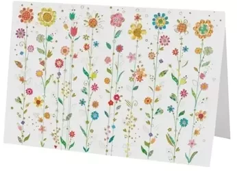 Karnet B6 + koperta Kwiatki - Turnowsky