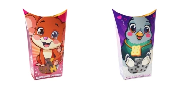 Pakiet: Mini Waffle 16el Pocket Pets Gołąb/Myszka. Pocket Pets. Mini Waffle