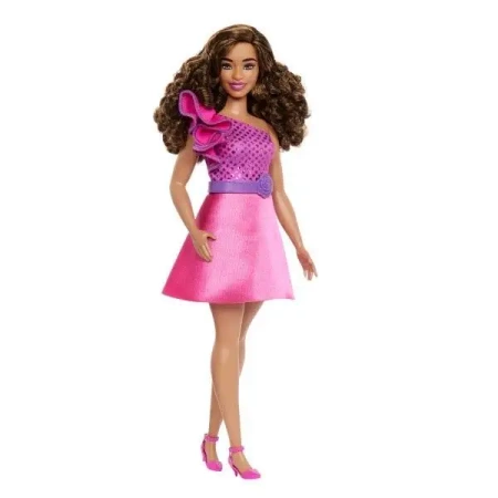 Barbie Fashionistas. Lalka Sukienka wieczorowy róż - Mattel