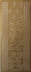 Stiker ażurowy 10x23cm bordiurka złoty - Galeria Hobby