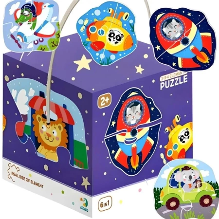 Puzzle 2-3-4 Transport - Dodo