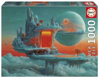 Puzzle 1000 Planeta ognia i lodu - Educa