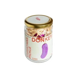 Bombka choinkowa - Christmas Pickle różowa - Donkey