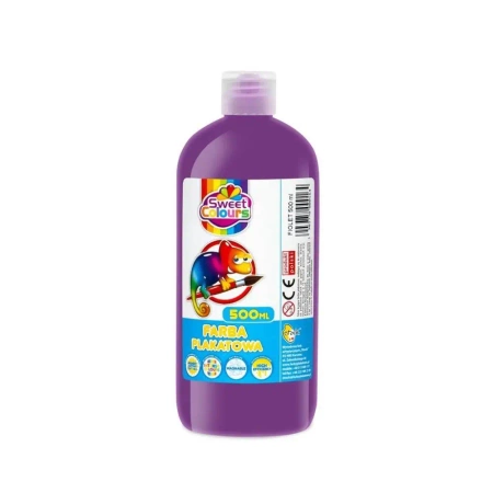 Farba plakatowa fioletowa 500ml - Sweet colours