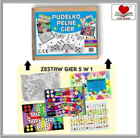 Pudełko pełne gier - Love Books