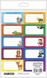 Naklejki na zeszyt 38x75mm 240 naklejek - Titanum