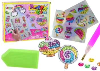 Zestaw siamencików do wyklejania DIY - Leantoys