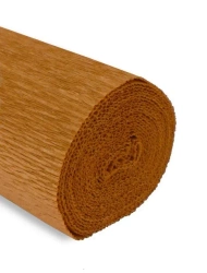 Krepina 50x250cm 180g brązowa jasna - Alfa Pastello