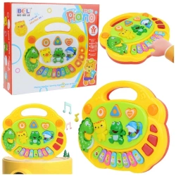 Pianinko muzyczne dźwięki zwierząt - Leantoys