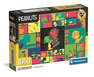 Puzzle 1000 Compact Peanuts - Clementoni