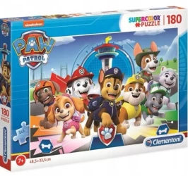 Puzzle 180 Super Kolor Psi Patrol - Clementoni