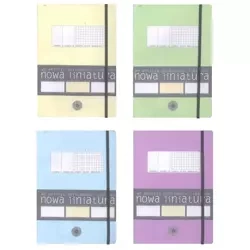 Brulion B5/96K Flexi pastel 3LIN (10szt) - Ziemia Obiecana