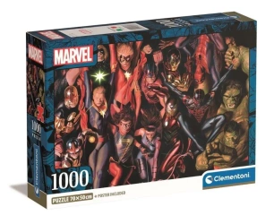 Puzzle 1000 Compact Marvel The Avengers - Clementoni