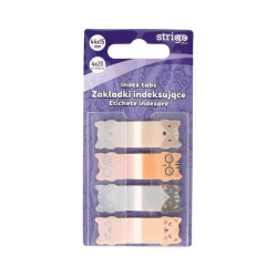 Zakładki indeksujące Kotki 44x15mm 80 kartek - Strigo