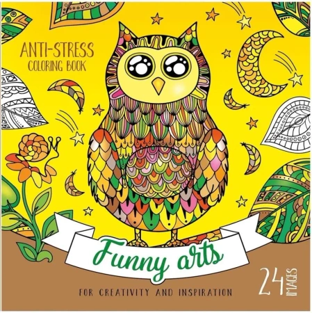 Kolorowanka antystresowa 200x200 12 Funny arts - Fresh